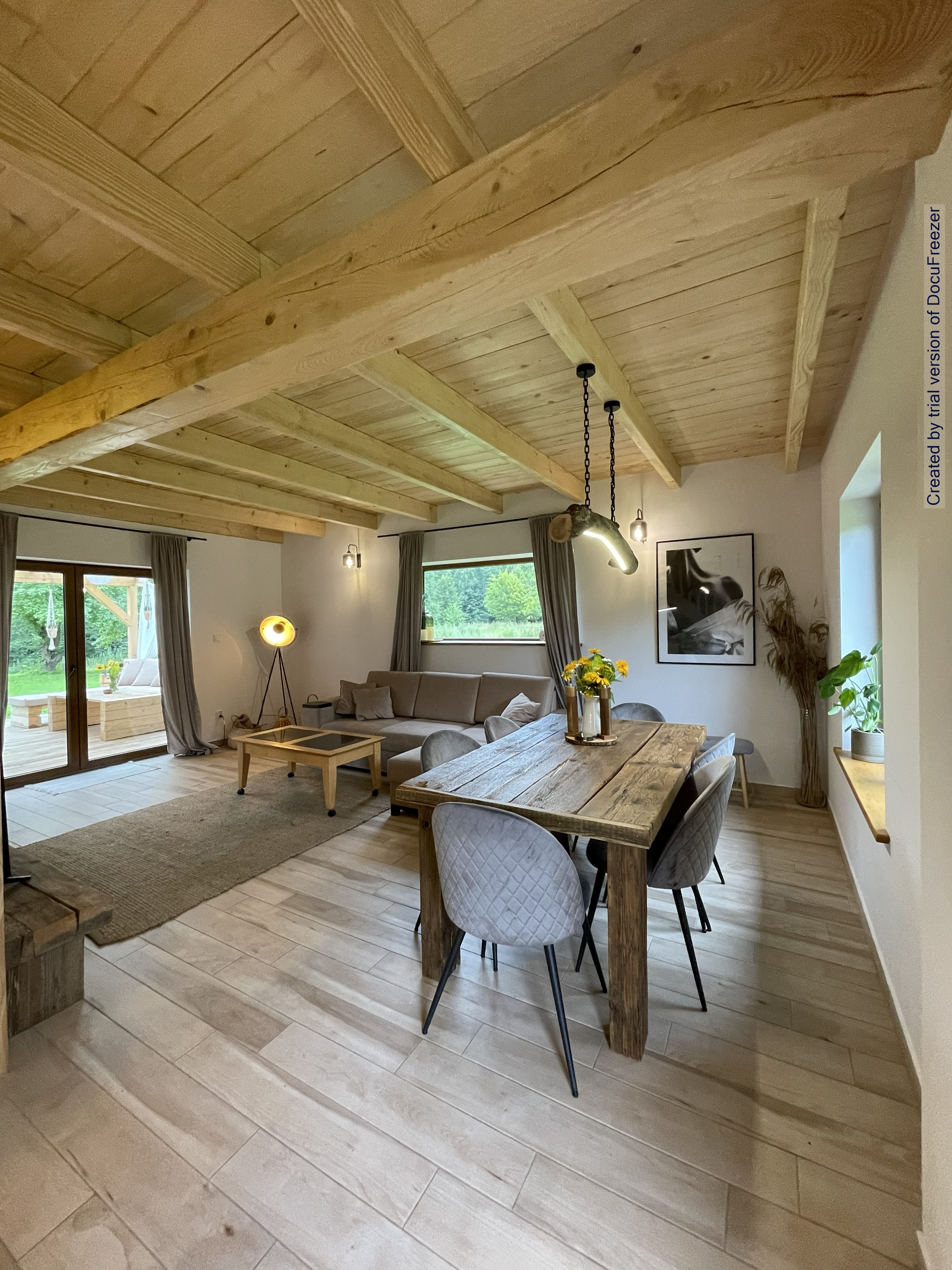 Wilcza Polana aneks — wyposażona kuchnia, apartament Mazury